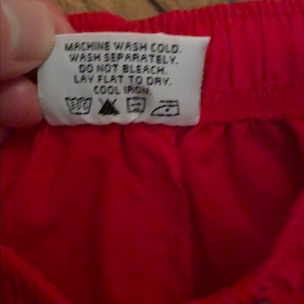 Red Athletic Jogging Jogger Workout Pants - Picture 6 of 10
